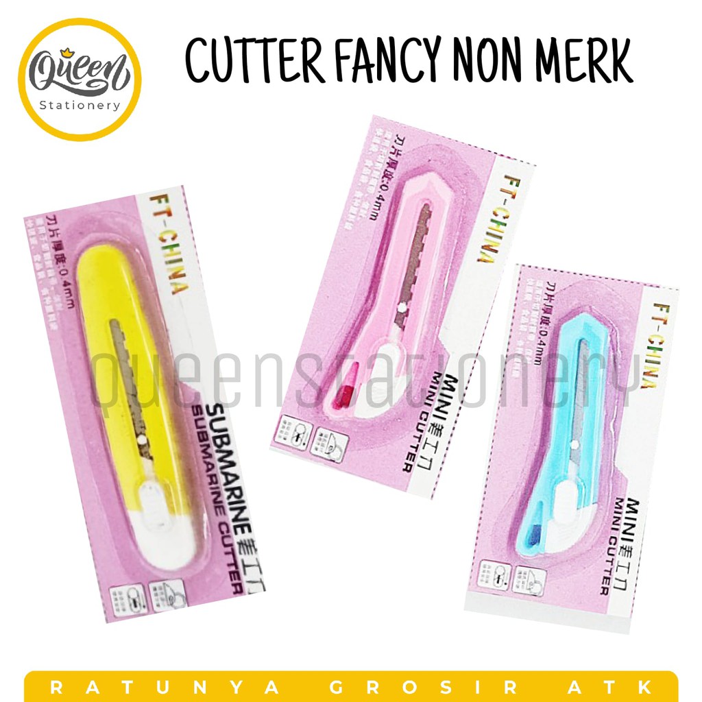 

(1PCS) CUTTER FANCY NON MERK / CUTTER WARNA / KATER TANGGUNG / CUTTER LUCU / PEMES