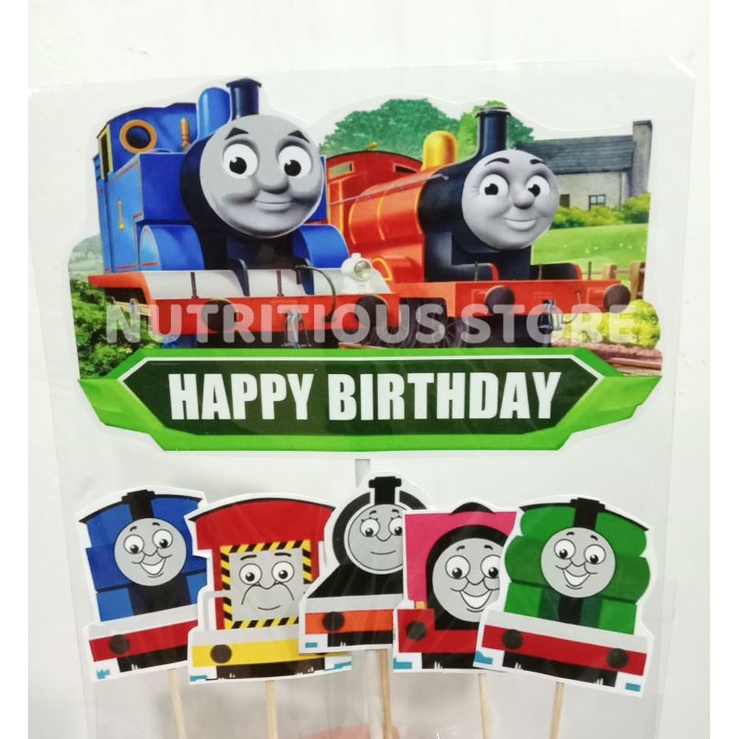 Jual HIASAN KUE THOMAS / CAKE TOPPER THOMAS / ASESORIS KUE THOMAS