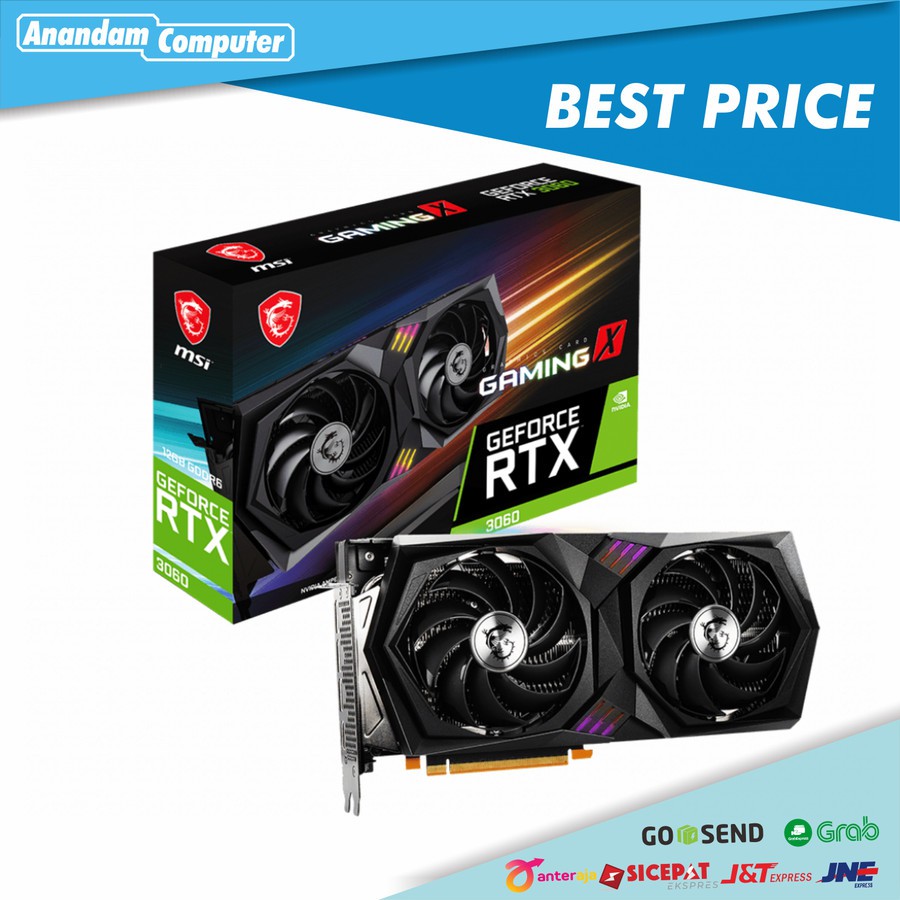 MSI GeForce RTX 3060 GAMING X 12G DDR6