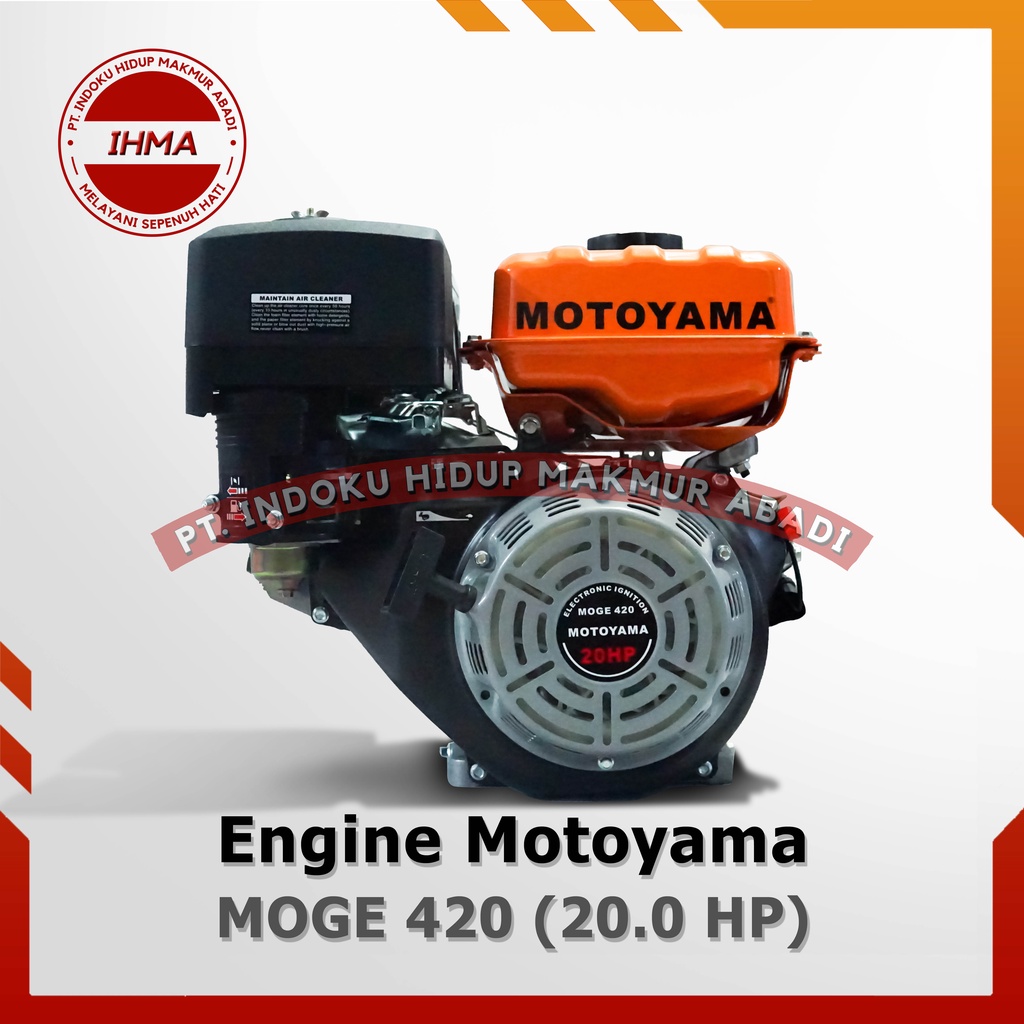 Gasoline Engine Motoyama MOGE 420 (20 HP) - Mesin Penggerak Serbaguna