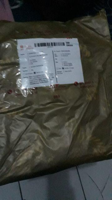 Batik Pria Kenongo Kemeja Tosca Pendek Pekalongan Padi M L Xl Sogan Tulis ::