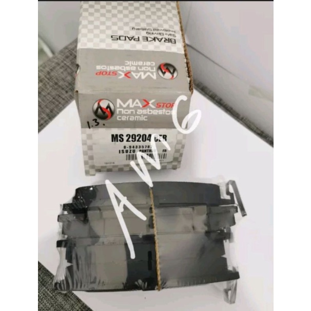 brake pad kampas rem depan panther merk maxstop ceramic