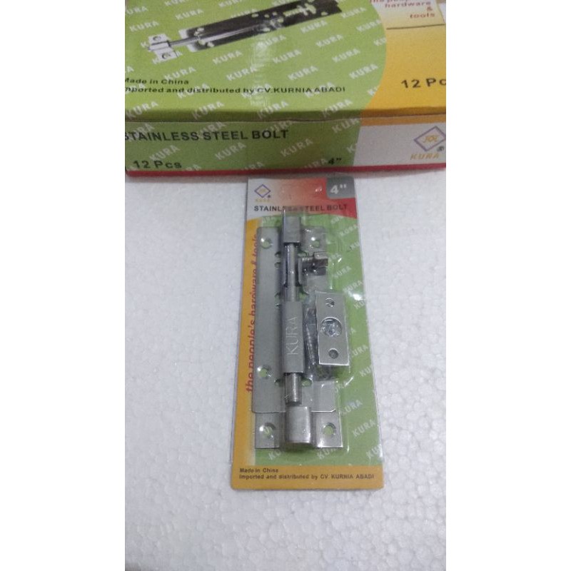 Grendel Slot 4&quot; Stainless Kunci slot 4&quot; Stainless  Slot pintu Slot Jendela