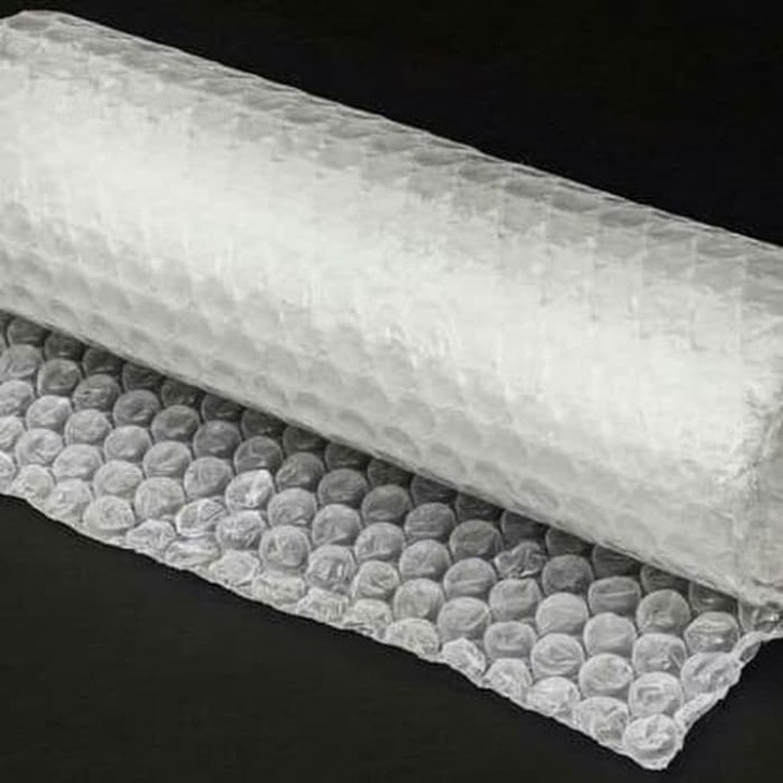

Pembungkus tambahan bubble wrap atau kardus