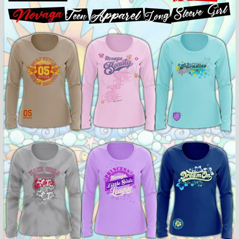 Novaga Teen Apparel Long Sleeve Girl