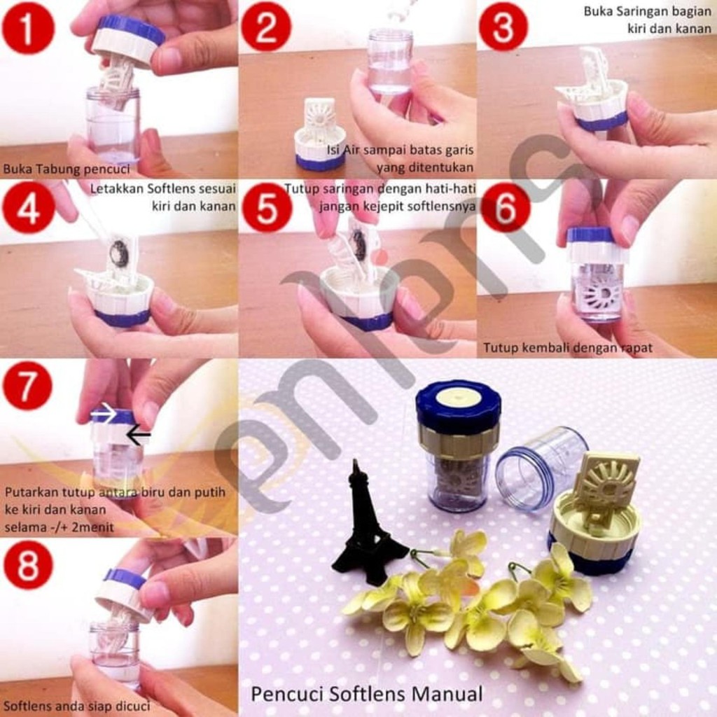 ALAT CUCI SOFTLENS STEAMER PEMBERSIH SOFLEN MANUAL