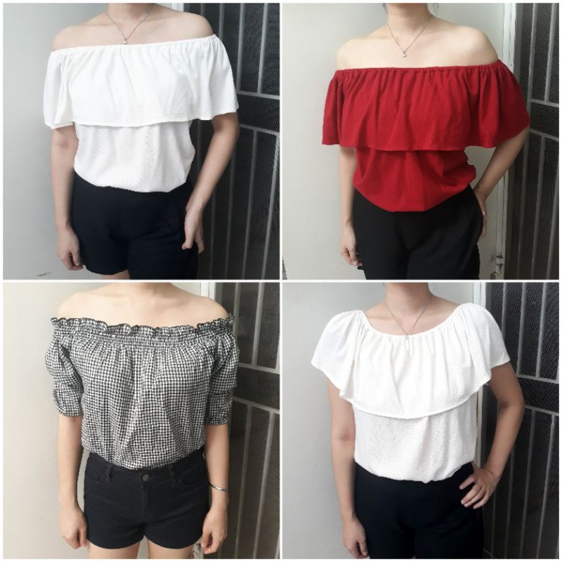 Sabrina Connexion/sabrina/sabrina putih/sabrina merah/sabrina kotak/sabrina preloved/sabrina wanita/