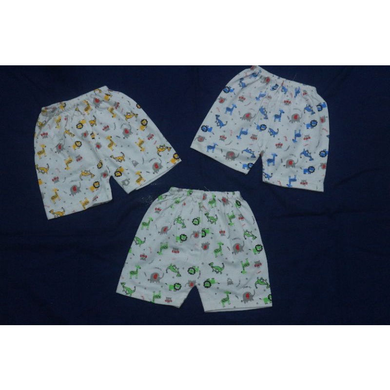 Celana pendek bayi 1 Lusin