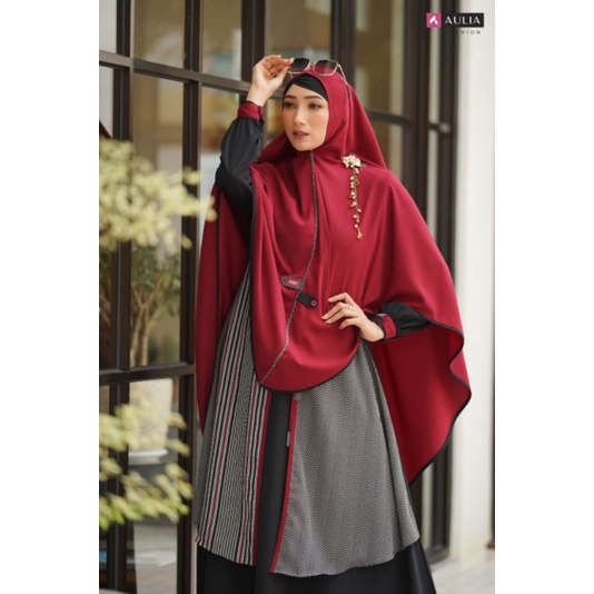 prameswari black maroon by aulia fashion