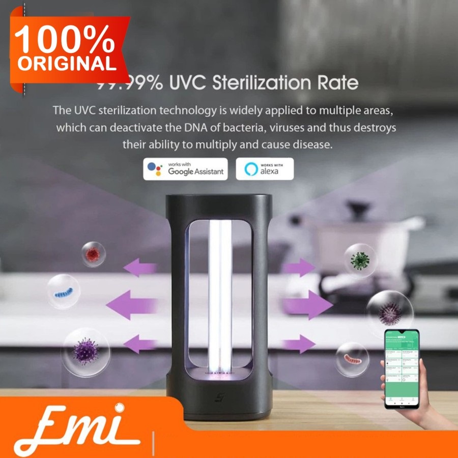 Five Smart UVC STERILIZATION Lamp DISINFECTION UV Sterilizer Steril Ruangan