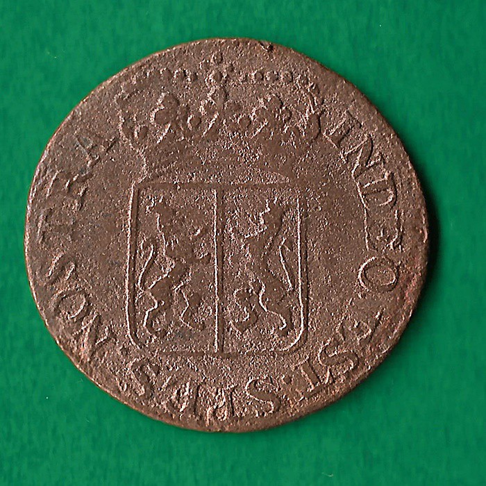 UB001 UANG KUNO INDONESIA  KOIN VOC 1 DUIT TAHUN 1802 KOLEKSI KOIN LAMA JAMAN BELANDA