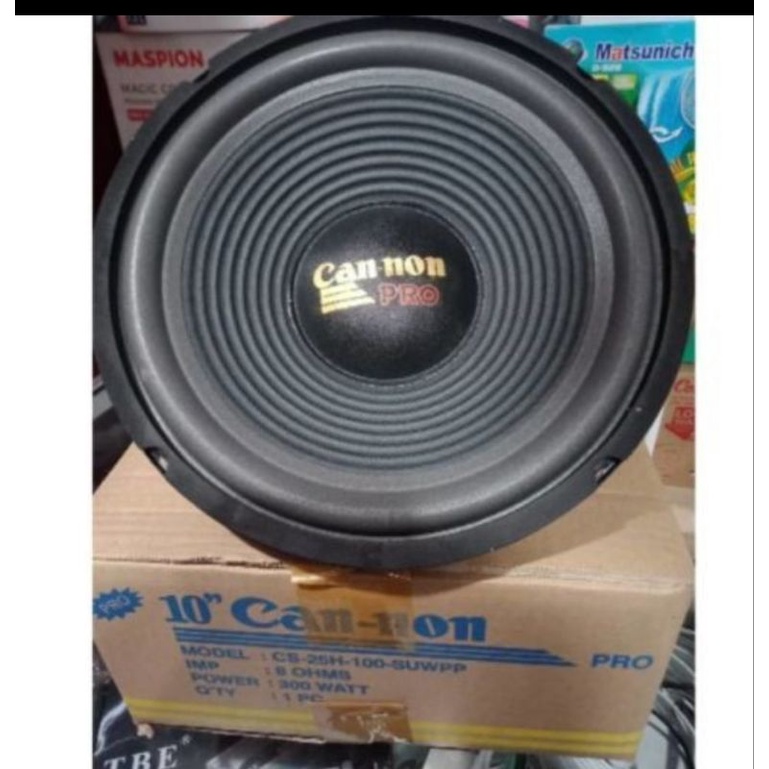 CANNON PRO 10" CH 25-100-1018 WOOFER 300watt