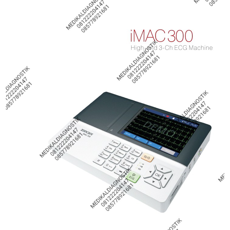 Alat EKG Digital 3 Channel tipe iMac-300 EKG Recording 3 Channel