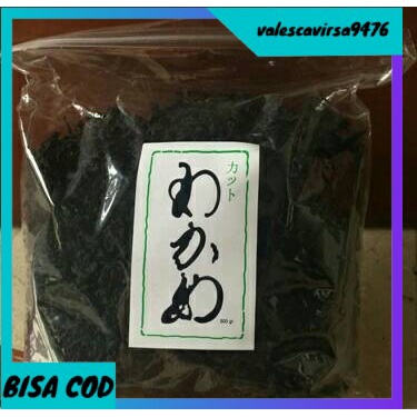 

⭐BISA COD⭐ Cut Wakame @500g - Rumput laut kering untuk sup ramen udon salad