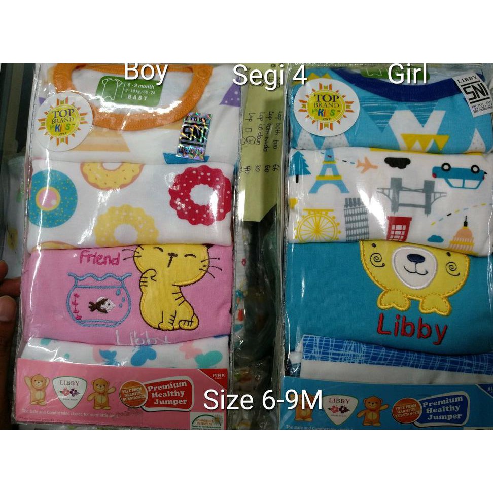 Jumper Libby Segi empat 4 Pakaian Bayi Libby