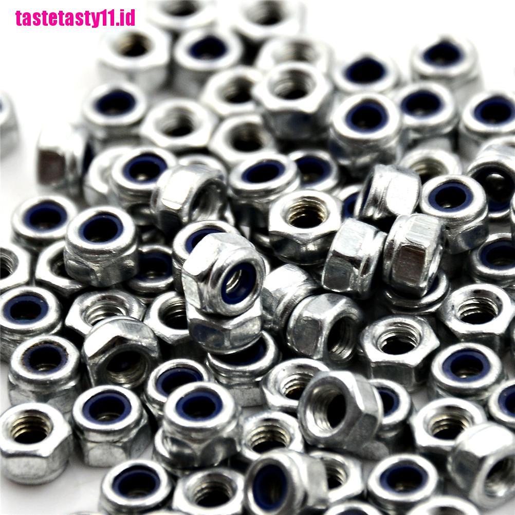 100 Pcs Kunci Hex Bahan Nilon Stainless Steel Ukuran M3X0.5Mm