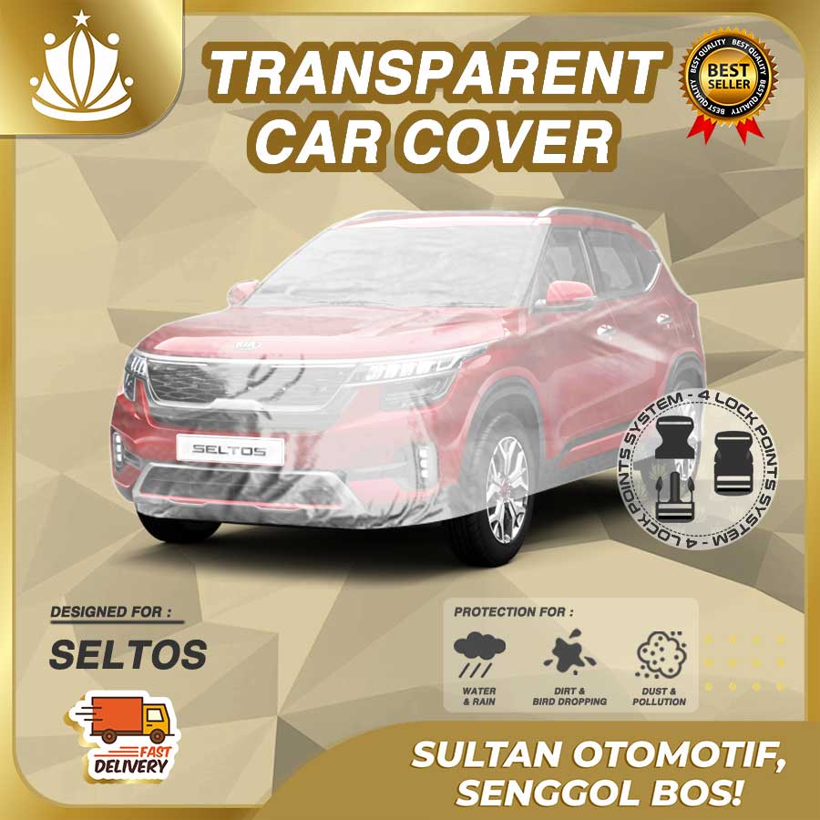 Body Cover Mobil Plastik TEBAL KIA Seltos WATERPROOF