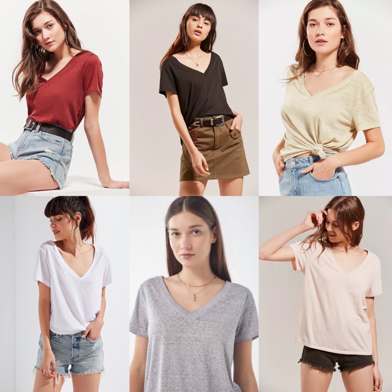 Urban Outfitters Vneck Tshirts