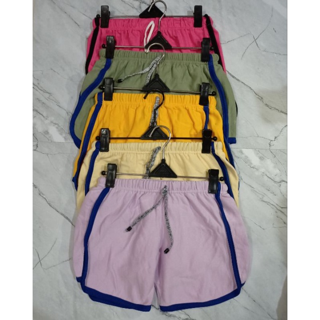( 5PCS ) CELANA PENDEK KOREA WANITA MIX WARNA|| CELANA TIKTOK || HOTPANTS PENDEK WANITA (KUALITAS PREMIUM)