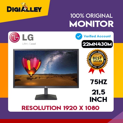 Monitor LED LG 22MN430M 21.5 Inch 22MN430M-B 21.5" MONITOR IPS FULL HD