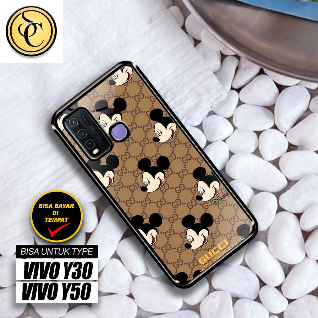 Sukses Case Glossy VIVO Y30 Y30i Y50 - Hardcase 2D Glossy VIVO Y30 Y30i Y50 - Silikon Hp Vivo- Silic
