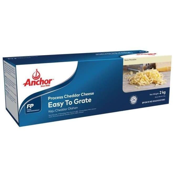 

(BISA COD) ANCHOR CHEESE CHEDDAR 2000gr / 2kg CUCI GUDANG Kode 232