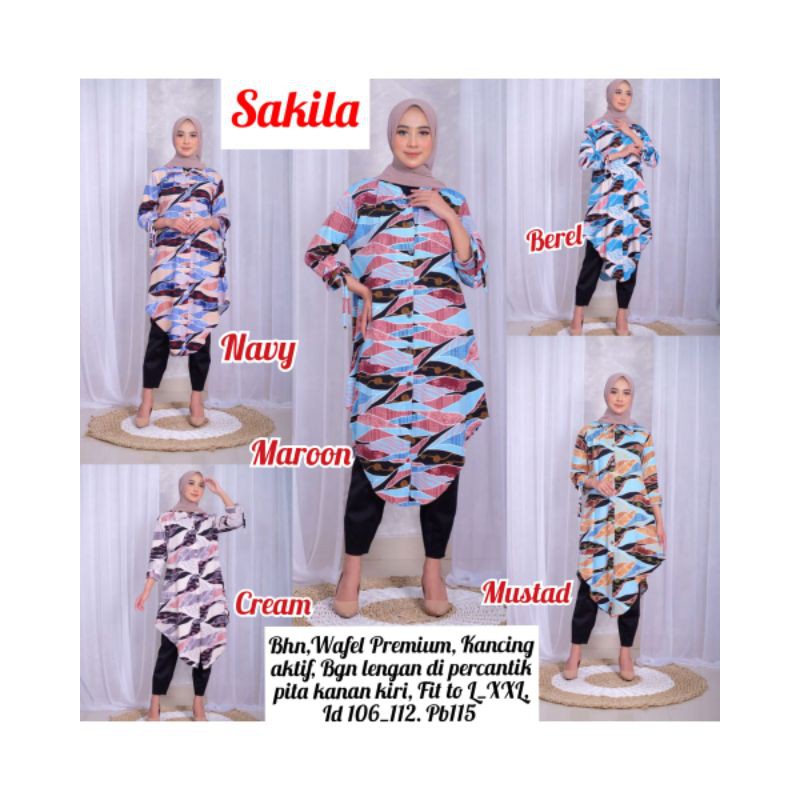 READY,TUNIK SAKILA KUALITAS ORIGINAL RIZQI COLLECTION