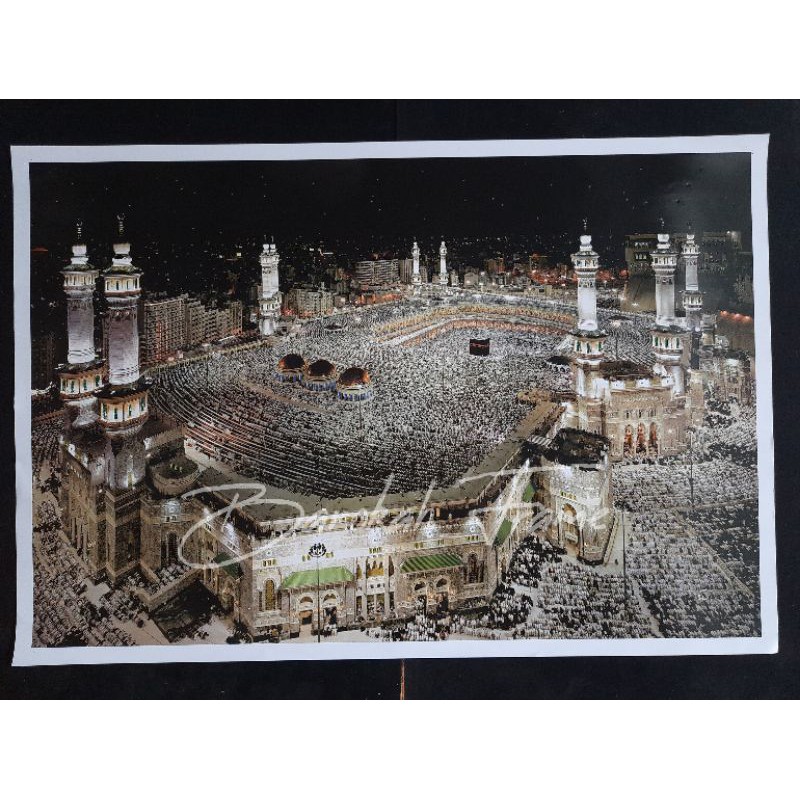 poster mekah poster kabah madinah 60x90 LUBANG