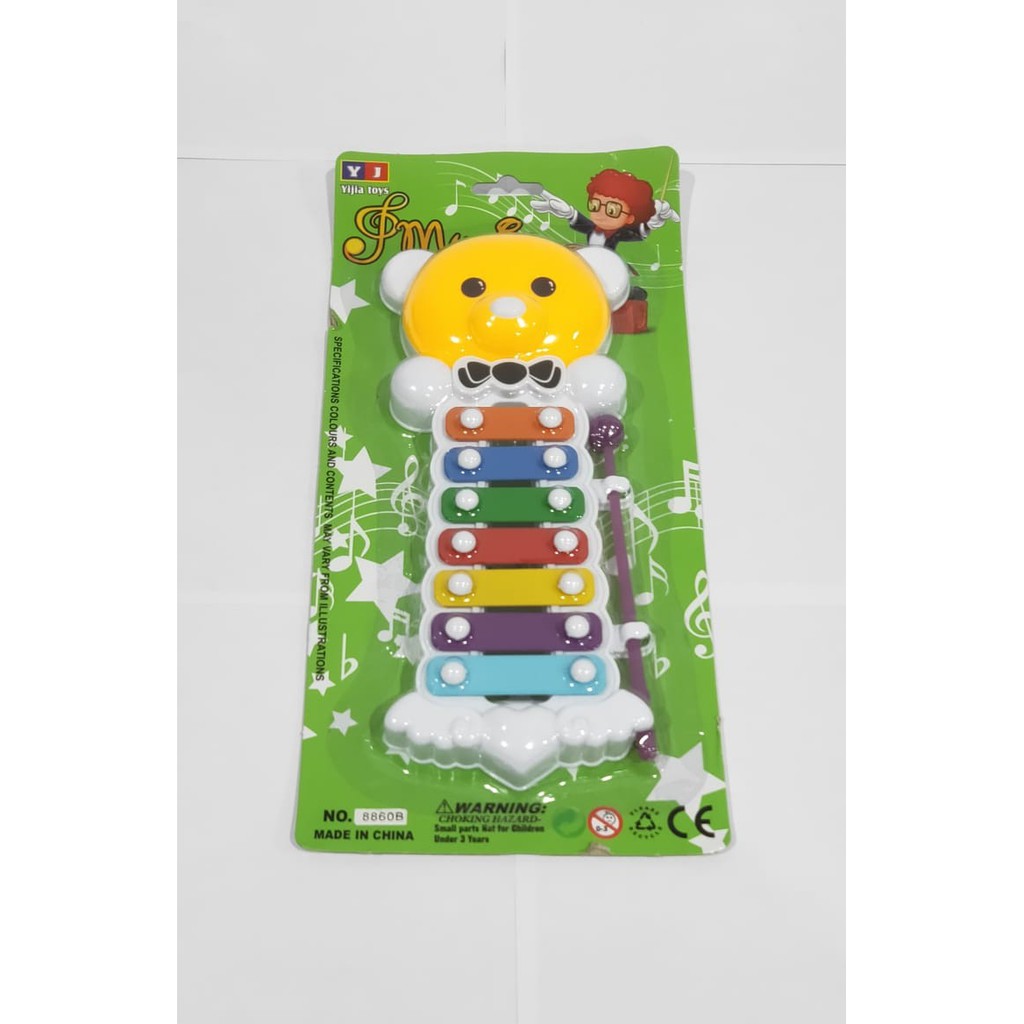 Mainan Alat Musik Xylophone Baby Musical Edukasi Anak Kulintang Bear