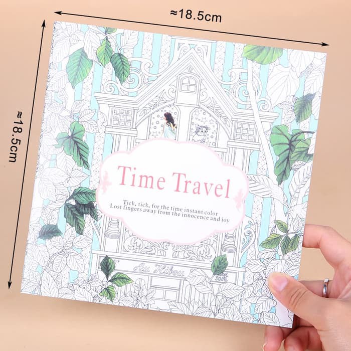 

English Edition Coloring Book - TIME TRAVEL (24pages)