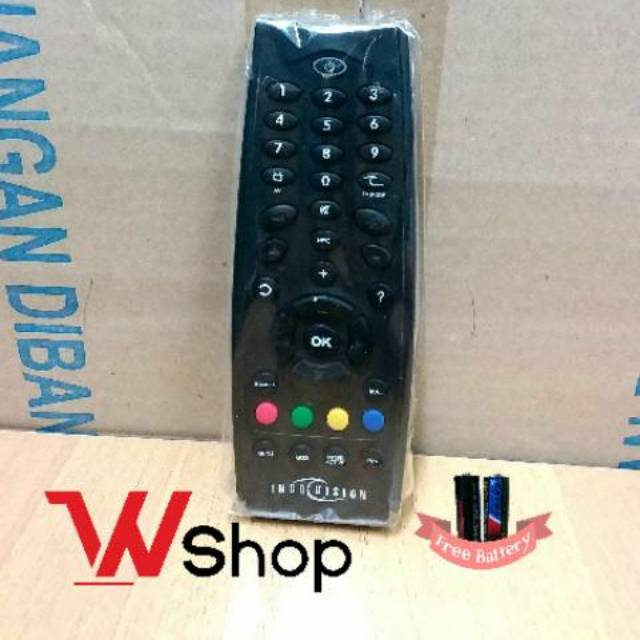 REMOT/REMOTE RESIVER PARABOLA INDOVISION/ TOP TV/ OK VISION - ORI/ORIGINAL