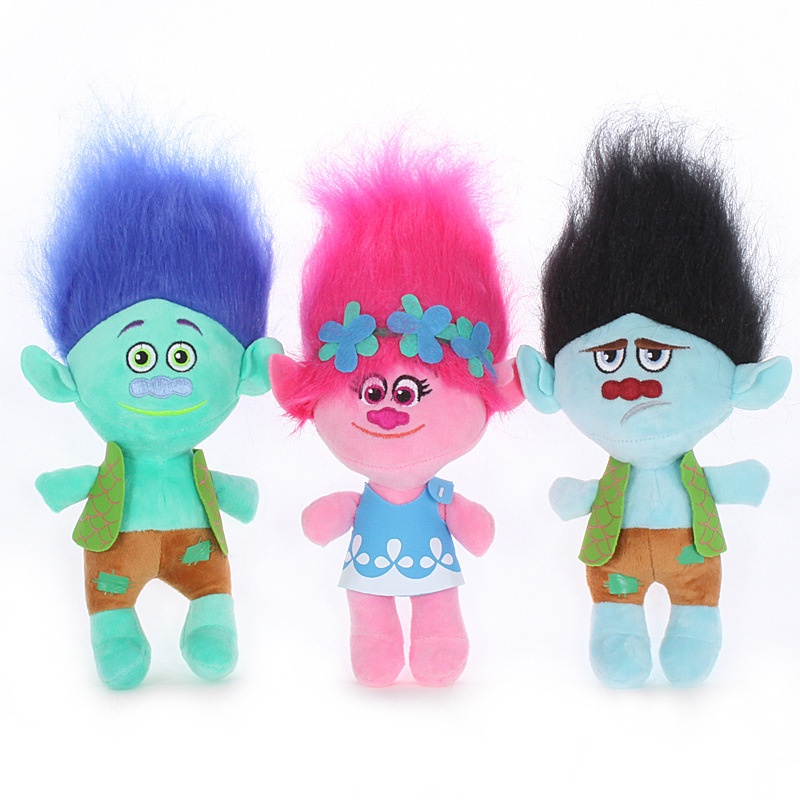 1pc Boneka Trolls Bahan Plush Lembut Untuk Hadiah