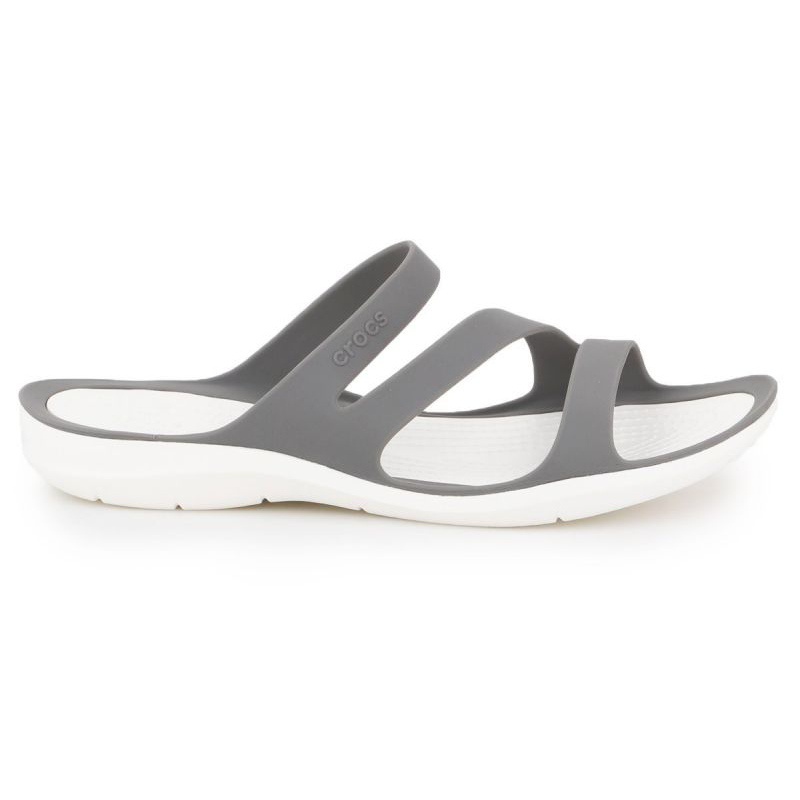 [ LAST STOCK ] SANDAL KASUAL WANITA / CROCS SWIFTWATER / FLAT SANDAL / SANDAL FASHION / FASHION WANITA / SWIFTWATER - GRAY