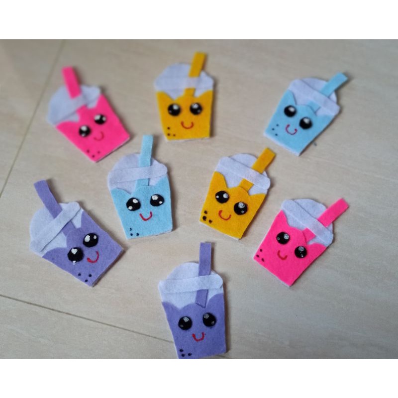 Amplop Lebaran Boba Angpao Flanel Boba 1 pak isi 10 pcs