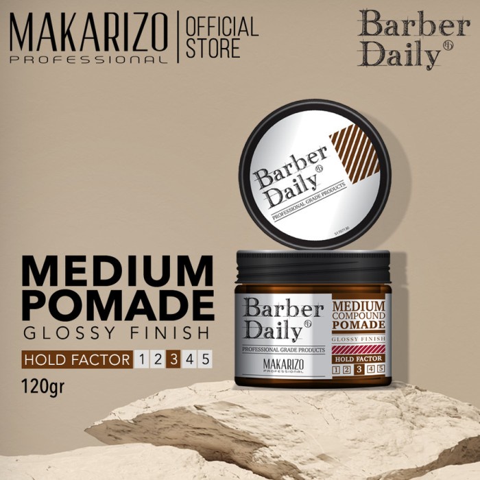 Makarizo Professional Barber Daily Strong Compound Pomade 120gr