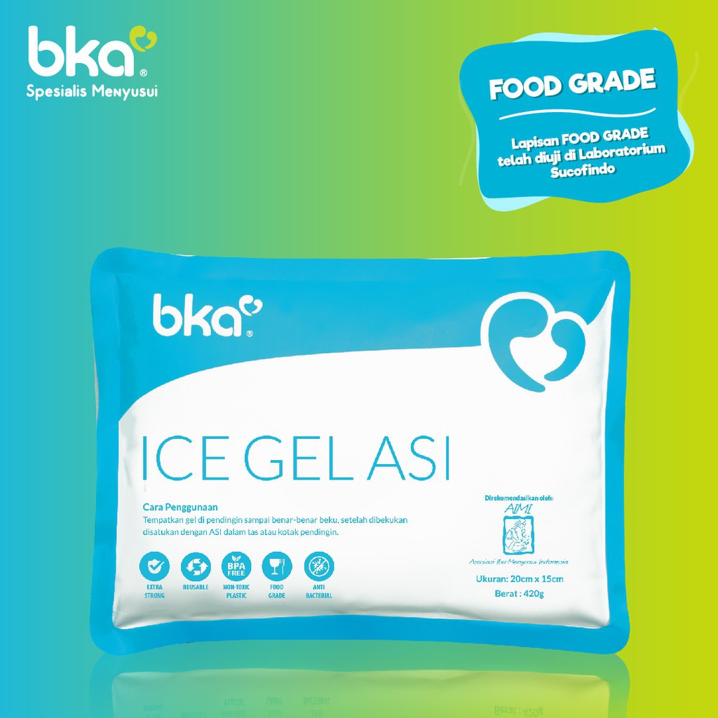 bka ice gel 420gr icegel es batu blue pack icepack therma freeze thermafreeze RB3