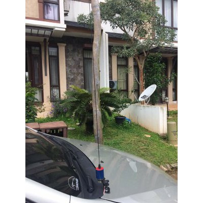 Unik PAKET ANTENA LARSEN DVE COIL PERAK PLUS KABEL TEPLON RG58 PERAK Diskon