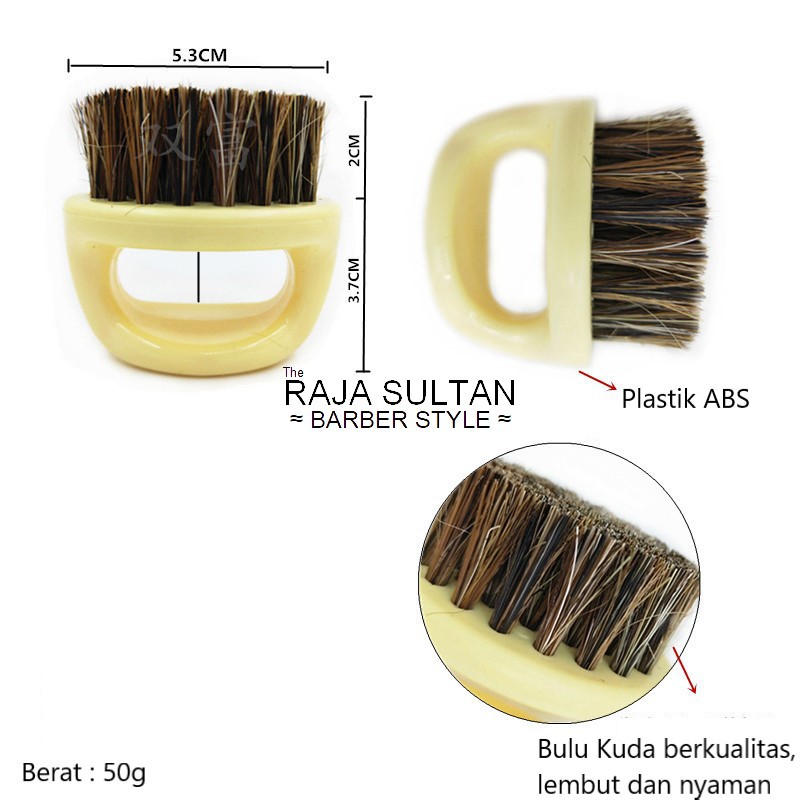 JEJE Fading Brush - Sikat Cukur Fade Jari Premium