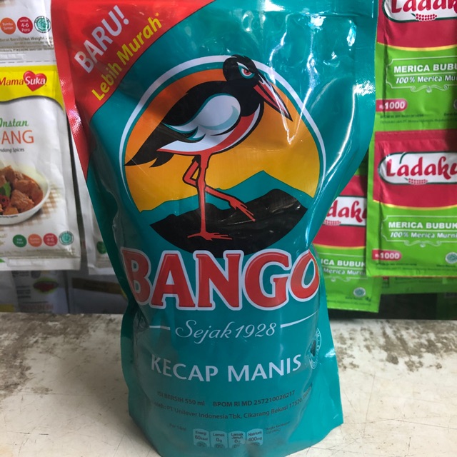 

Kecap Manis Bango Refill 550ml