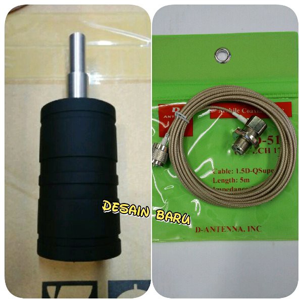 PAKET ANTENA LARSEN MODIF LODING PERAK BONGGOL BESAR DAN KABEL TEPLON