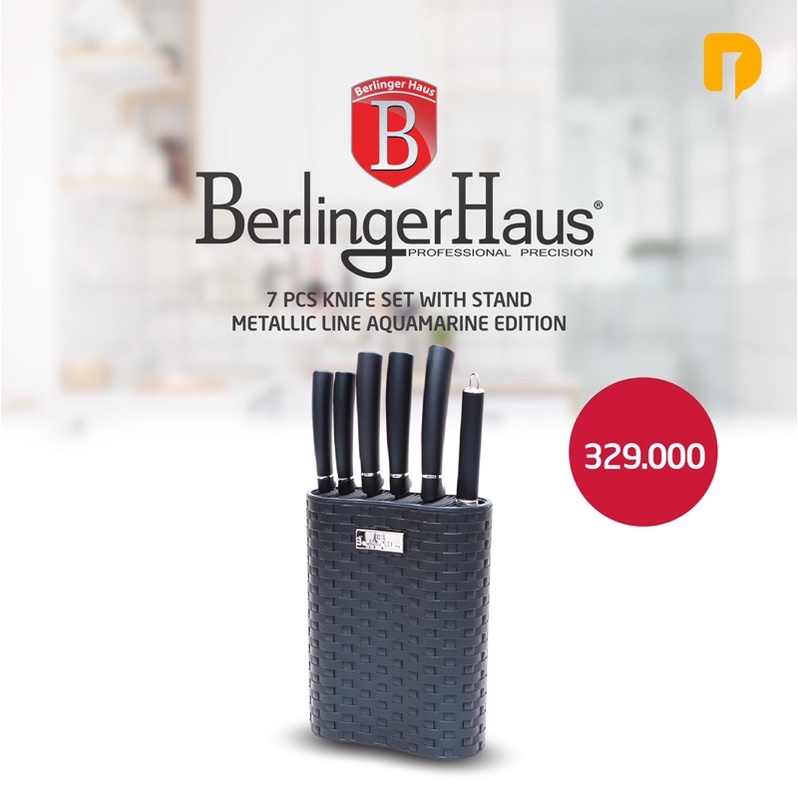 Pisau Dapur Set Berlinger Haus isi 7