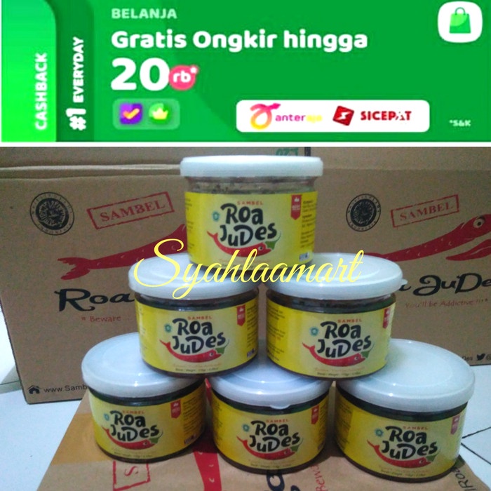 

Siap Kirim Sambal Roa Judes (Juara Pedes)