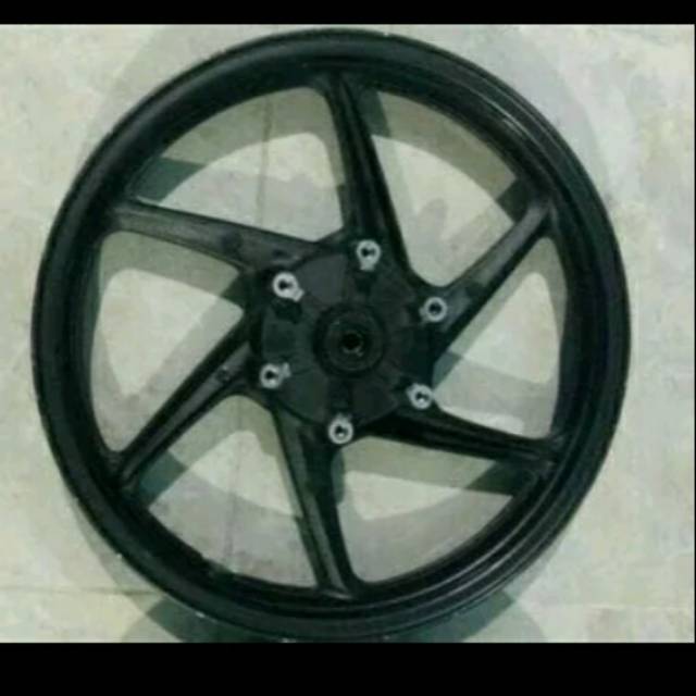 Velg depan megapro mono monoshcok original