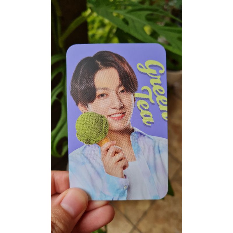 OFFICIAL BASKIN ROBBINS JUNGKOOK PHOTOCARD BASKIN ROBBINS BTS X BASKIN ROBBINS PC