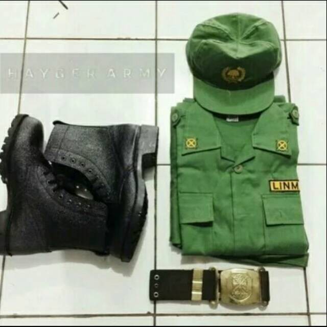 ARMOUR MILITARY  SERAGAM LINMAS SATU SET/SETELAN LINMAS HANSIP