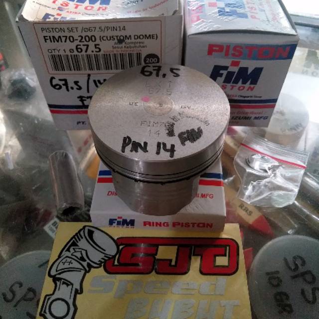 Piston fim custom 67,5 mm pen14 mentah fim70