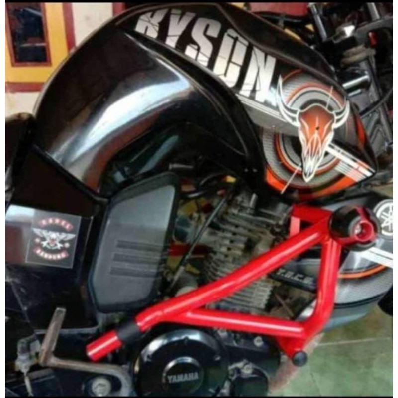 Tubular Byson Karbu plus Jalu Slider Agna, Crashbar Byson Carbu