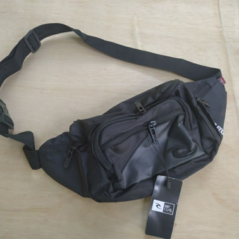 Tas ripcurl logo besi / waistbag ripcurl / tas selempang ripcurl