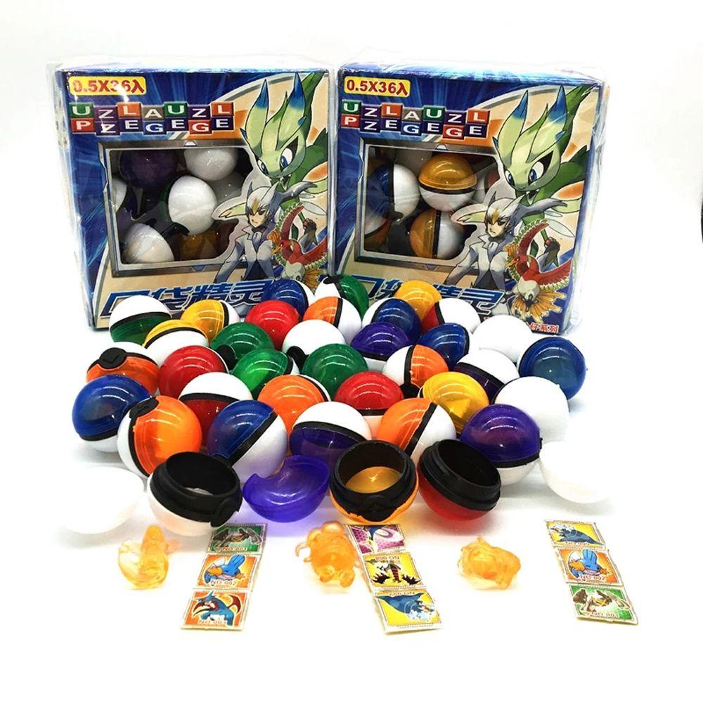 NEEDWAY Pokeball Hadiah Ulang Tahun Mainan Anak Untuk Anak Action Figure Pocket Ball Collection Pokemon Toys