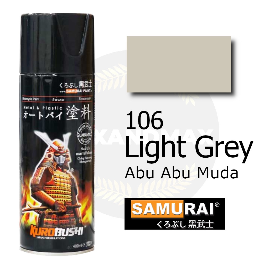 Samurai Paint Light Grey 106 Abu Abu Muda 400 ml - Cat Semprot